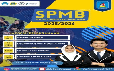 PETUNJUK TEKNIS SISTEM PENERIMAAN MURID BARU (SPMB) SMP NEGERI DI KABUPATEN GRESIK TAHUN AJARAN 2025/2026